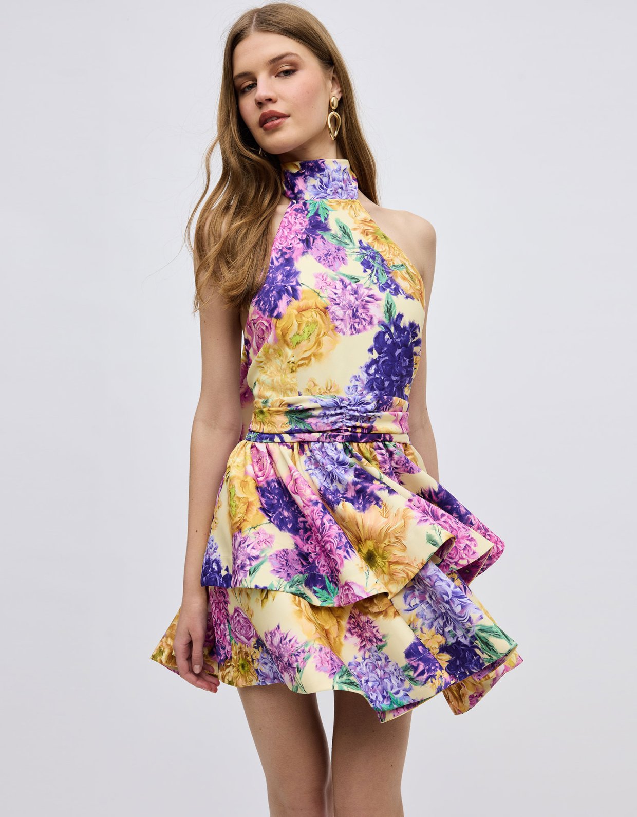 Ciel Concept Camille mini halterneck dress