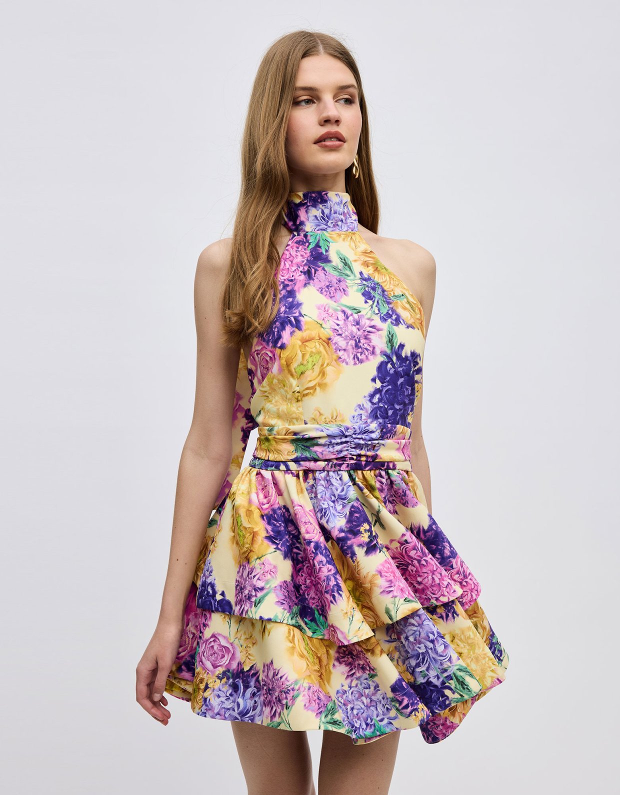 Ciel Concept Camille mini halterneck dress