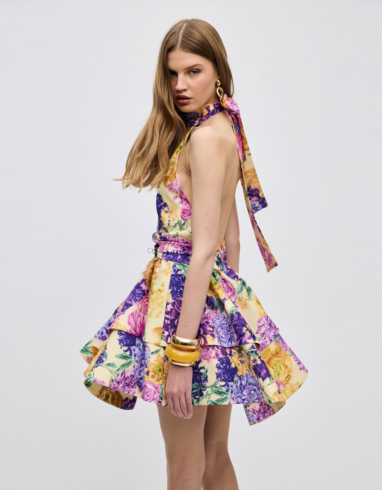 Ciel Concept Camille mini halterneck dress