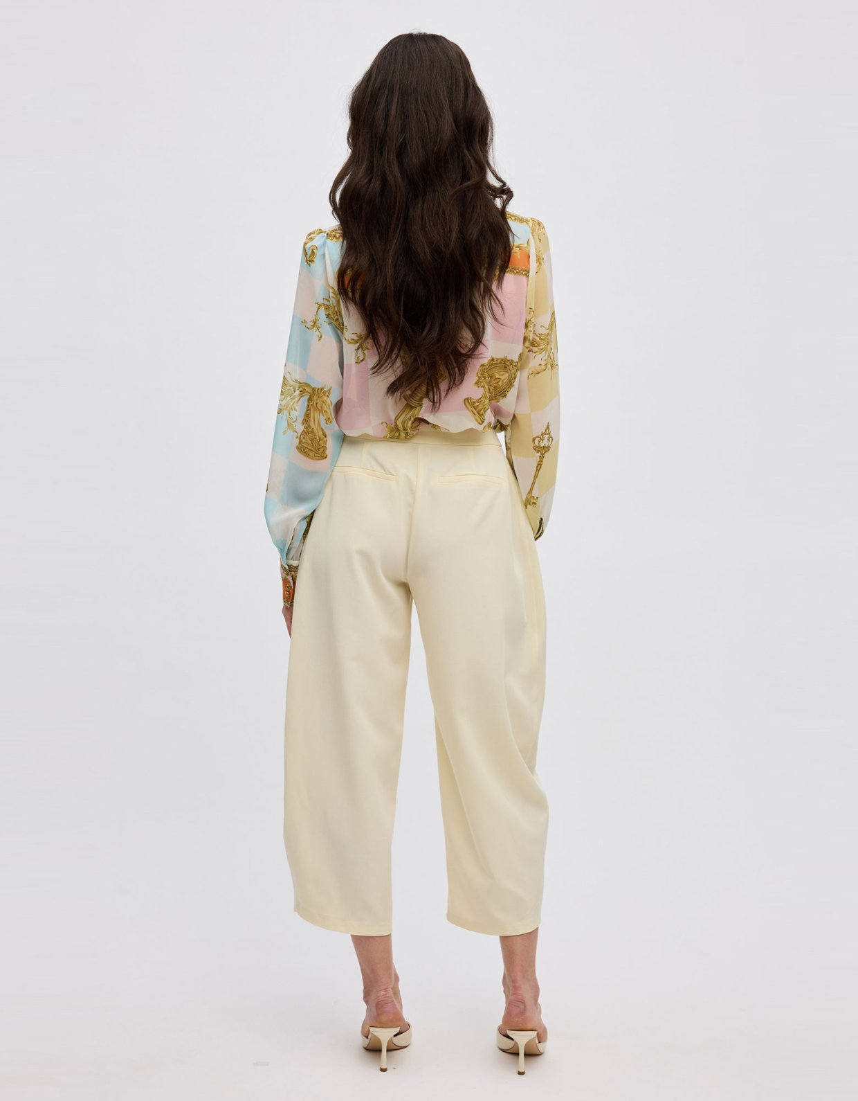 Ciel Concept Butter cream barrel pants