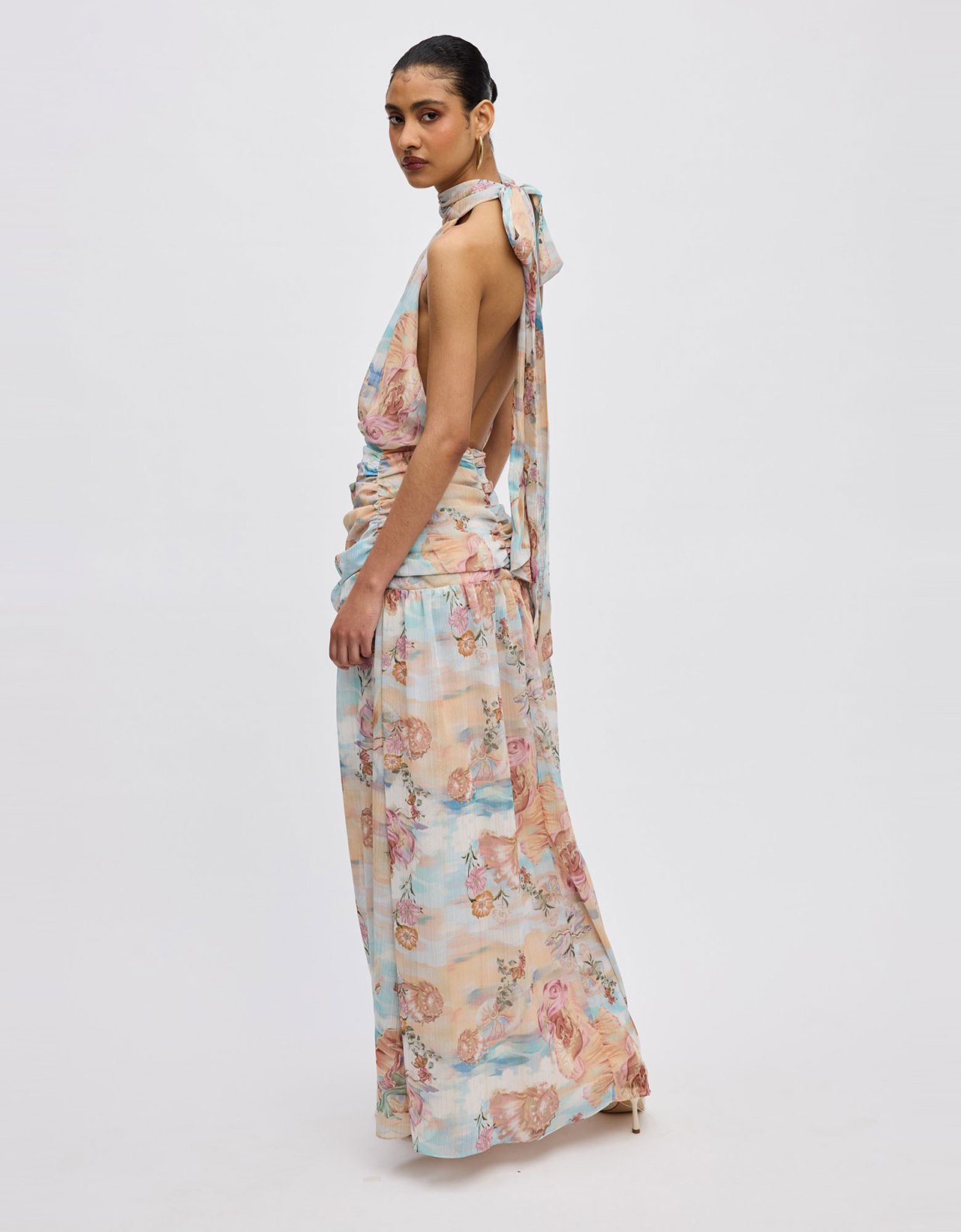 Ciel Concept Mermaid backless maxi dress