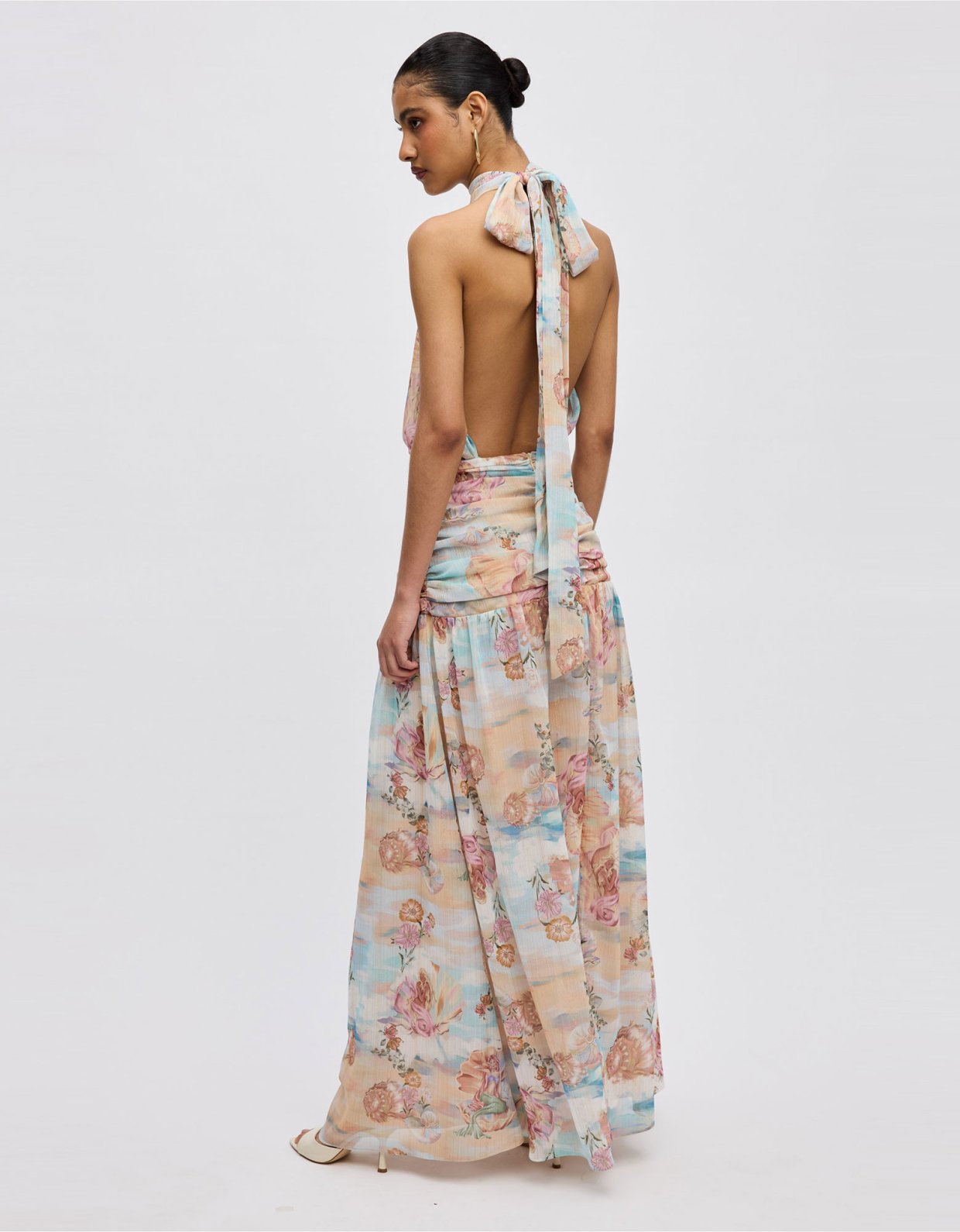Ciel Concept Mermaid backless maxi dress