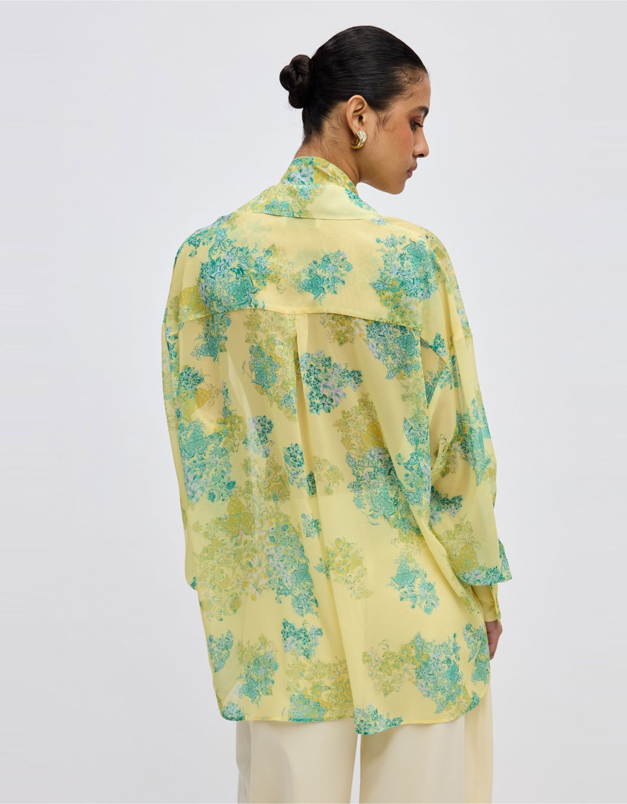 Ciel Concept Lime petals shirt