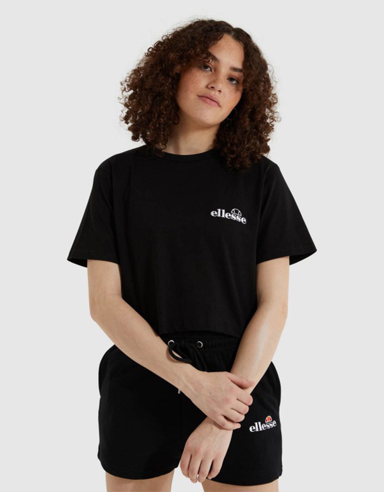 Ellesse Claudine  crop t-shirt black