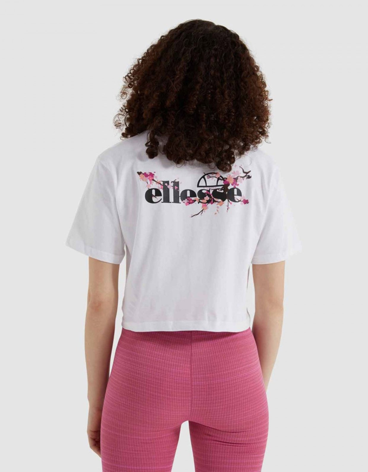 Ellesse Claudine  crop t-shirt white