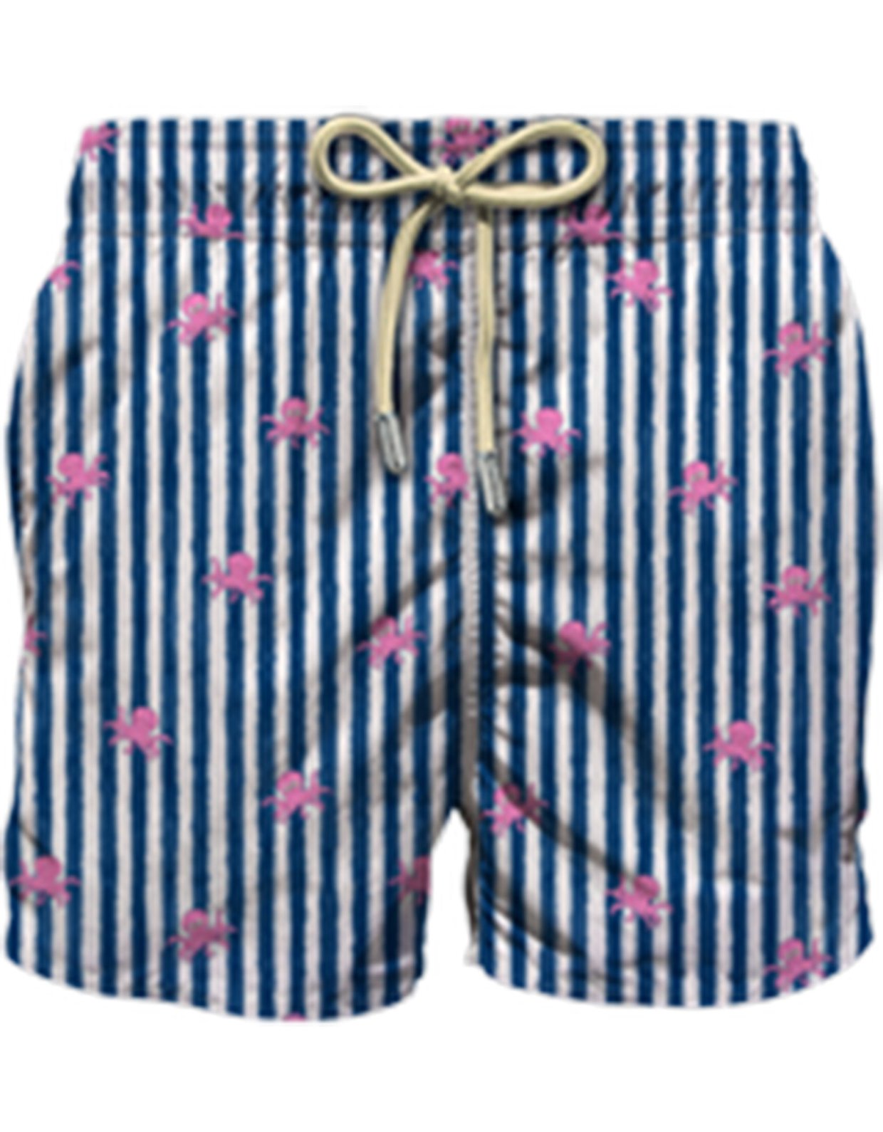 MC2 Saint Barth Comfort light swim shorts with octopus print