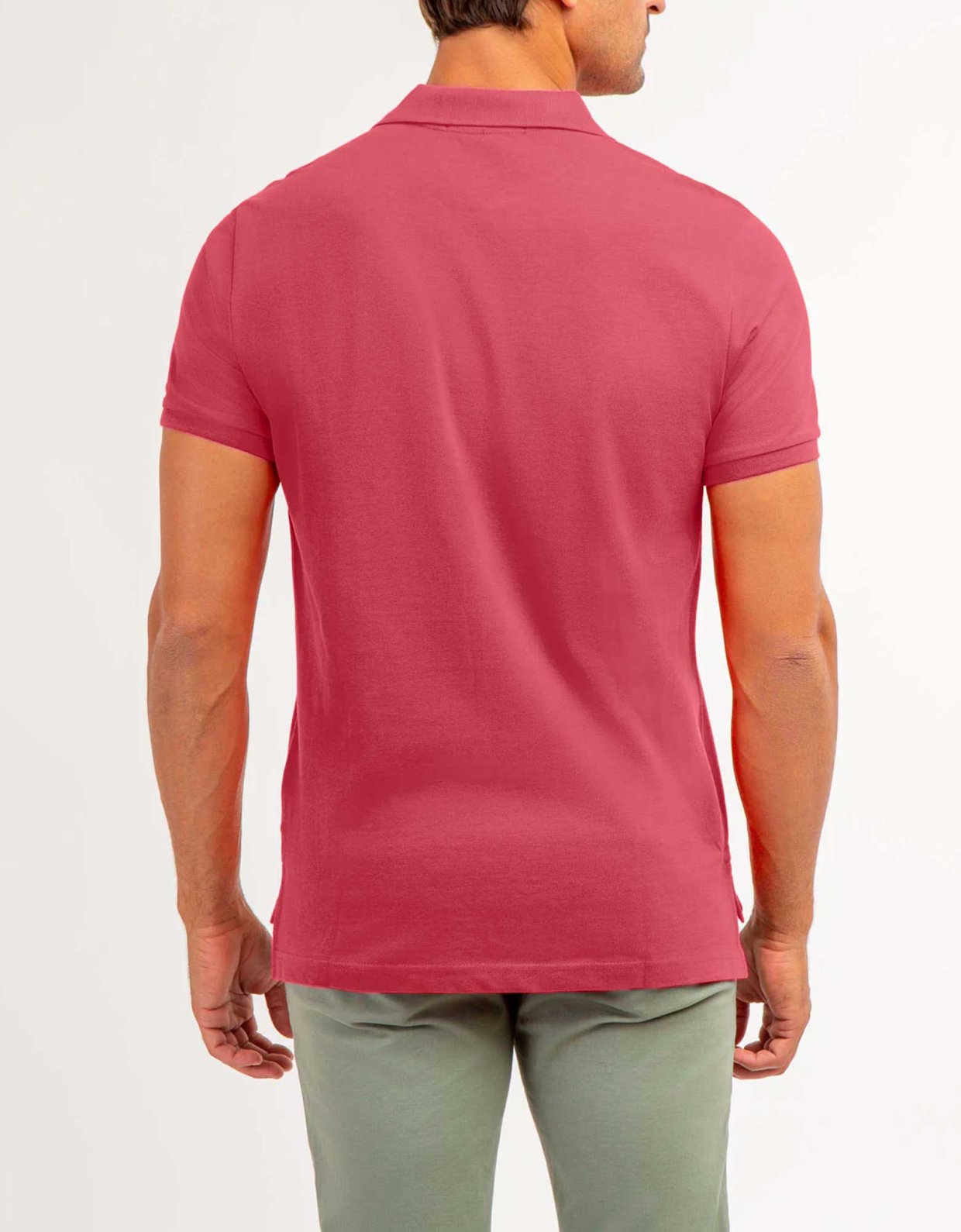 U.S Polo ASSN Polo t-shirt rosso beige