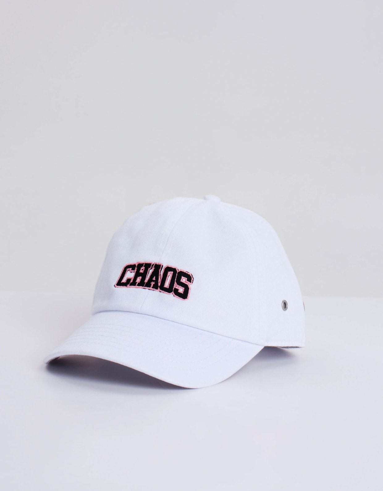 Peace and Chaos Chaos cap white