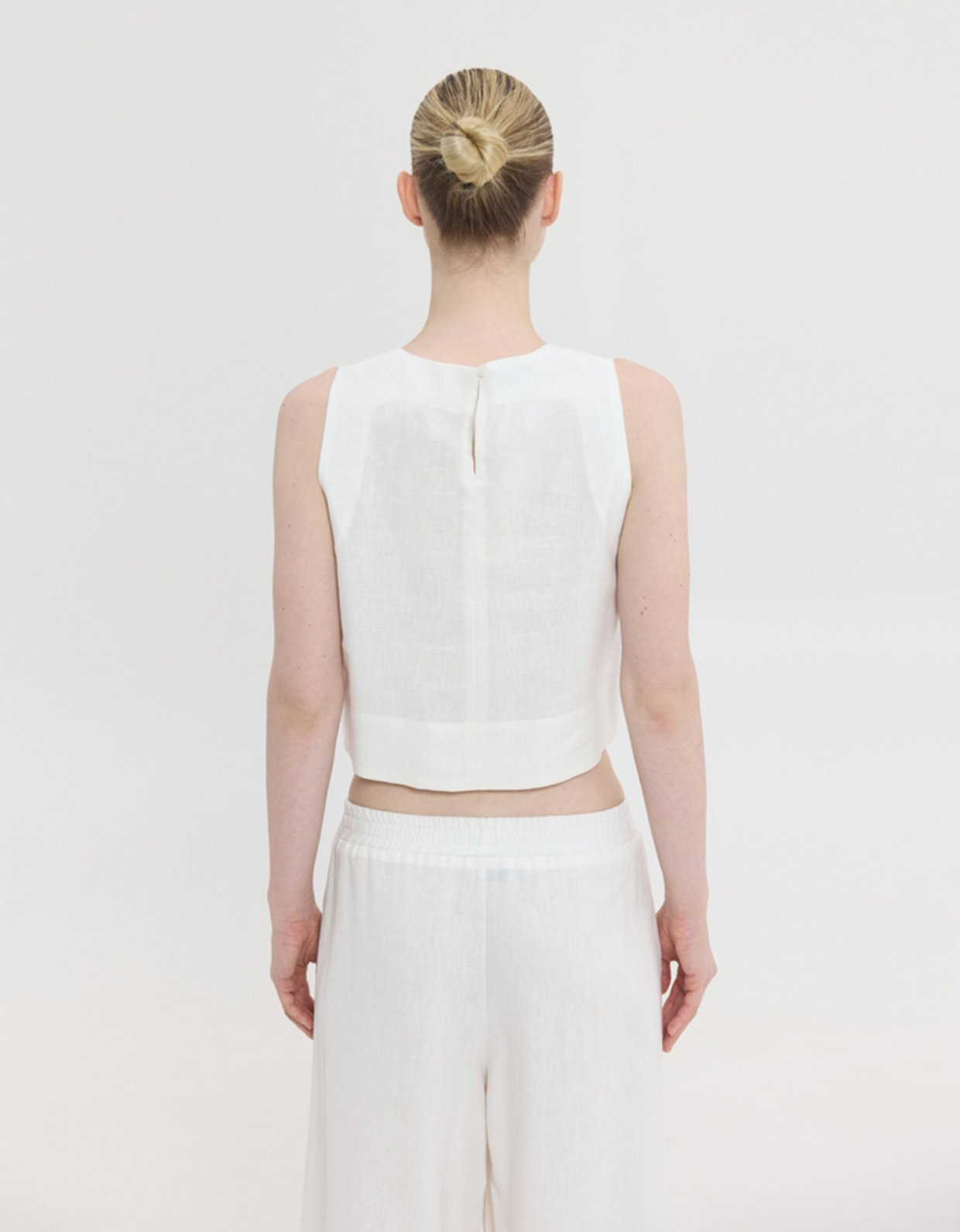 Sunset go Cleo culottes white