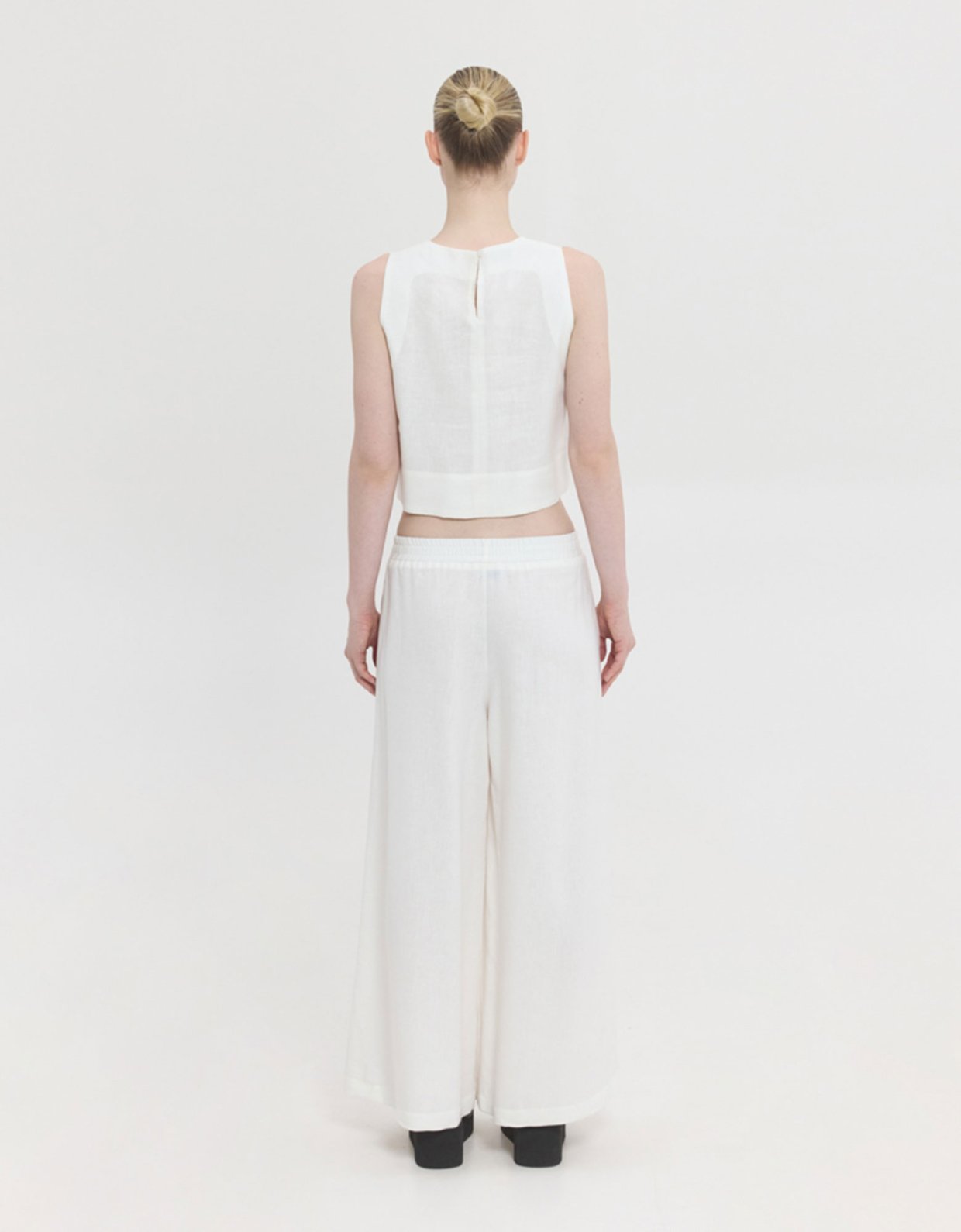 Sunset go Cleo top white