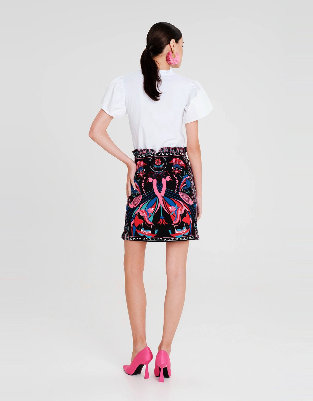 Peace and Chaos Cosmology mini skirt