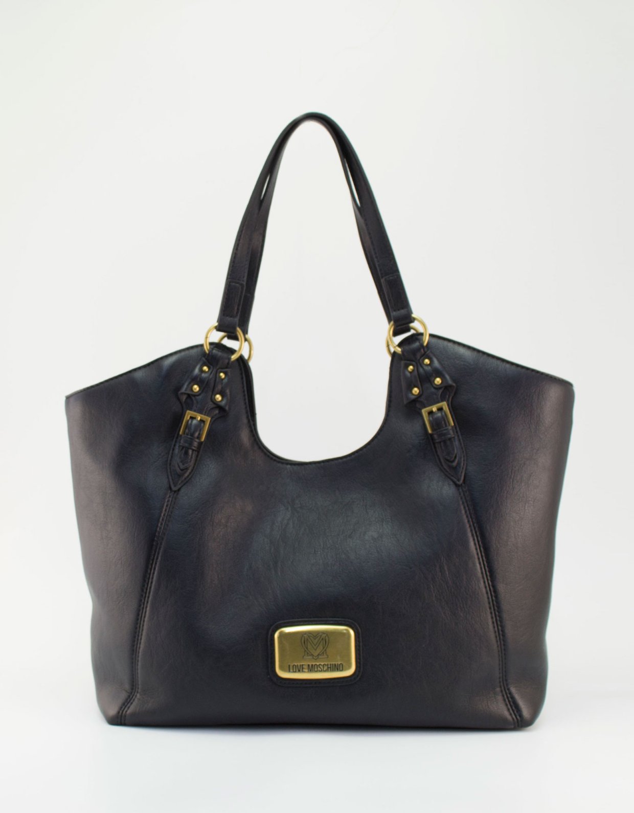 Love Moschino Shoulder bag soft leather black