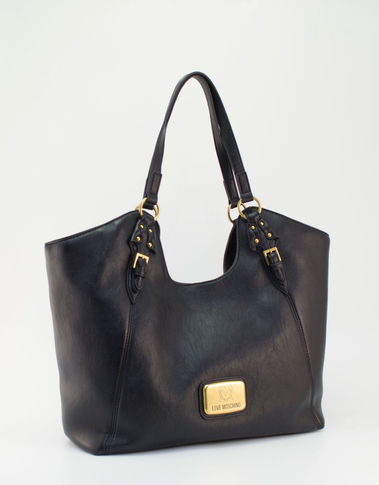 Love Moschino Shoulder bag soft leather black