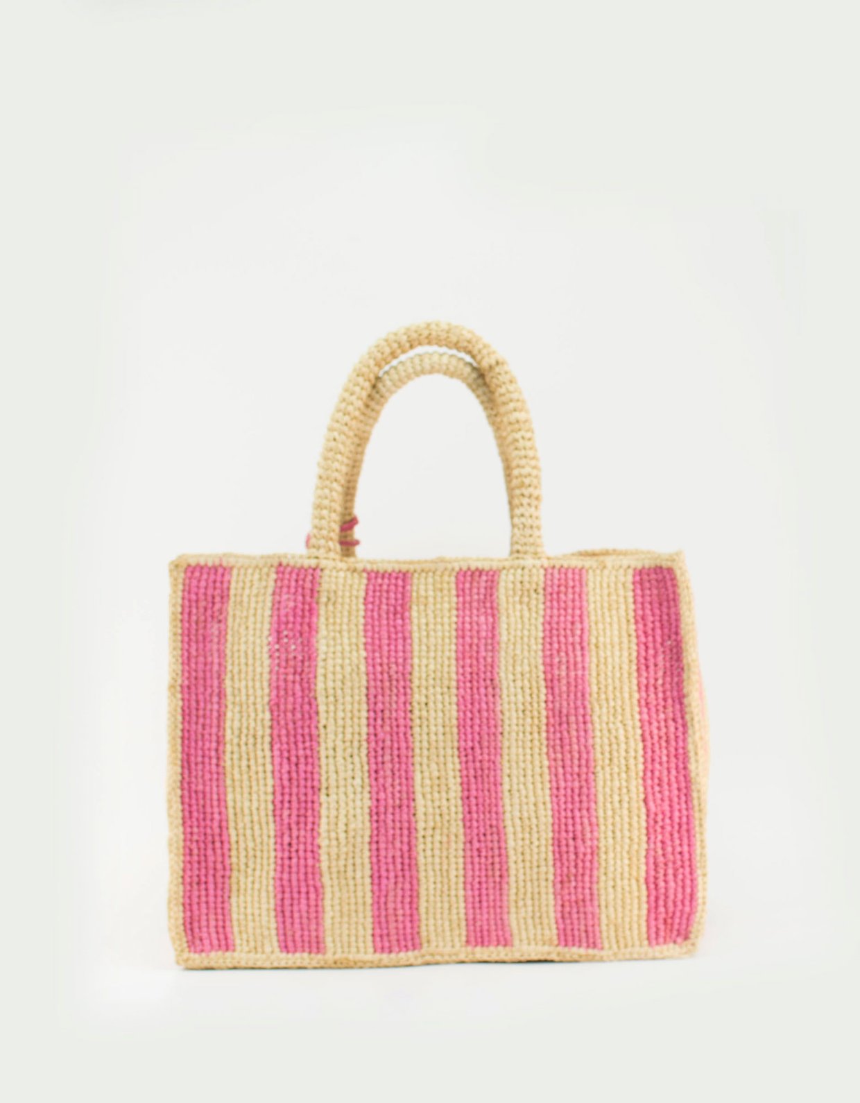 MC2 Saint Barth Striped Colette raffia handbag