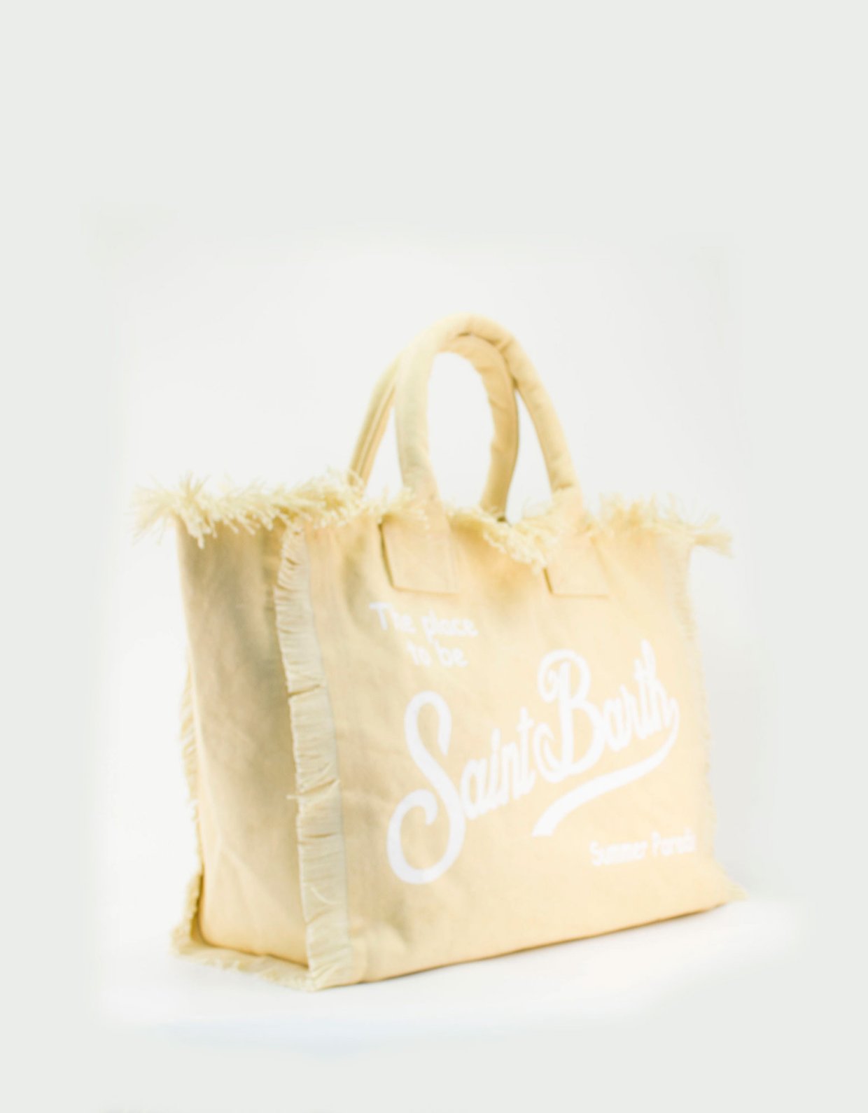 MC2 Saint Barth Vanity beige cotton canvas tote bag