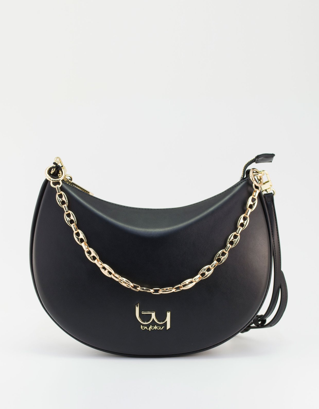 By Byblos Alcazaba large hobo bag black