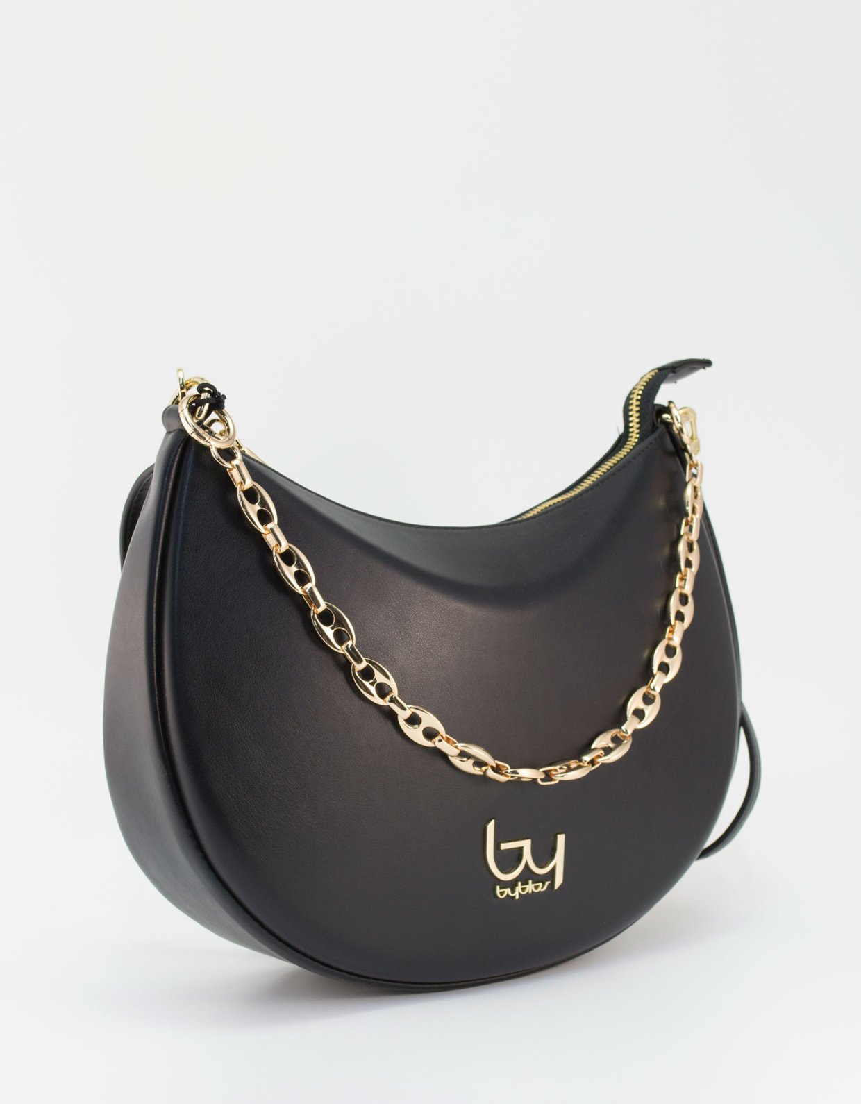 By Byblos Alcazaba large hobo bag black