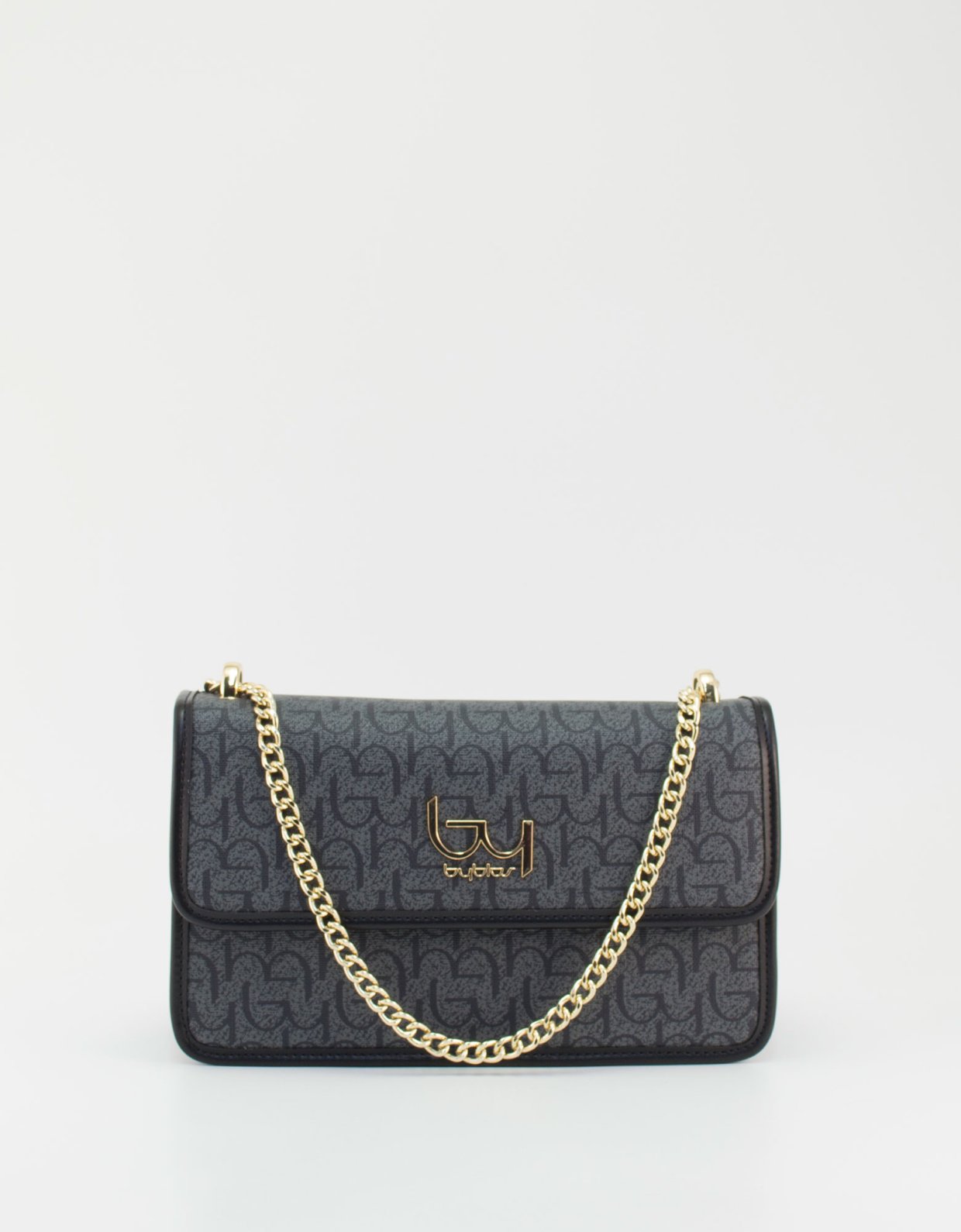 By Byblos Notredame crossbody flap bag black