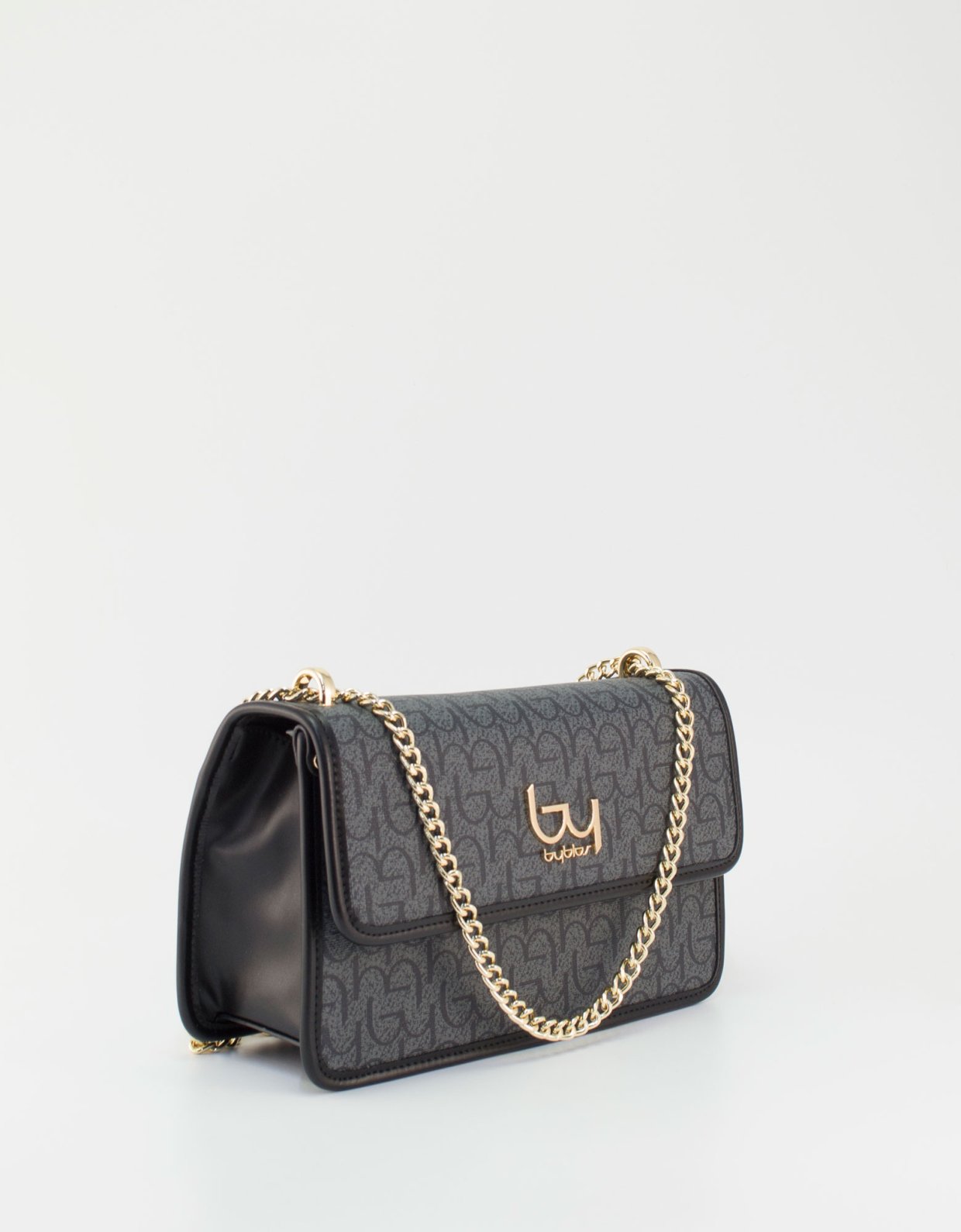 By Byblos Notredame crossbody flap bag black