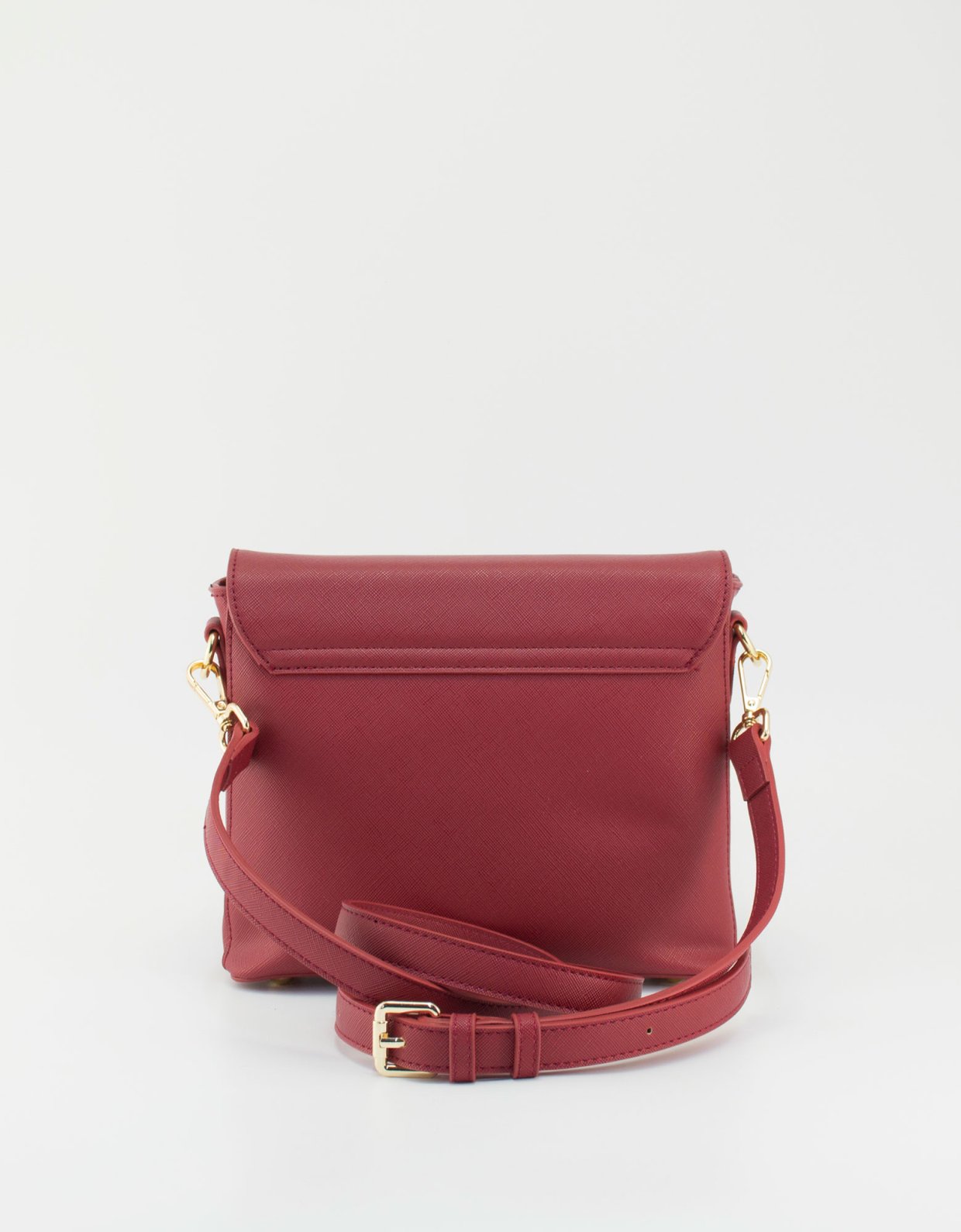 By Byblos Pisa crossbody flap bag ruby red