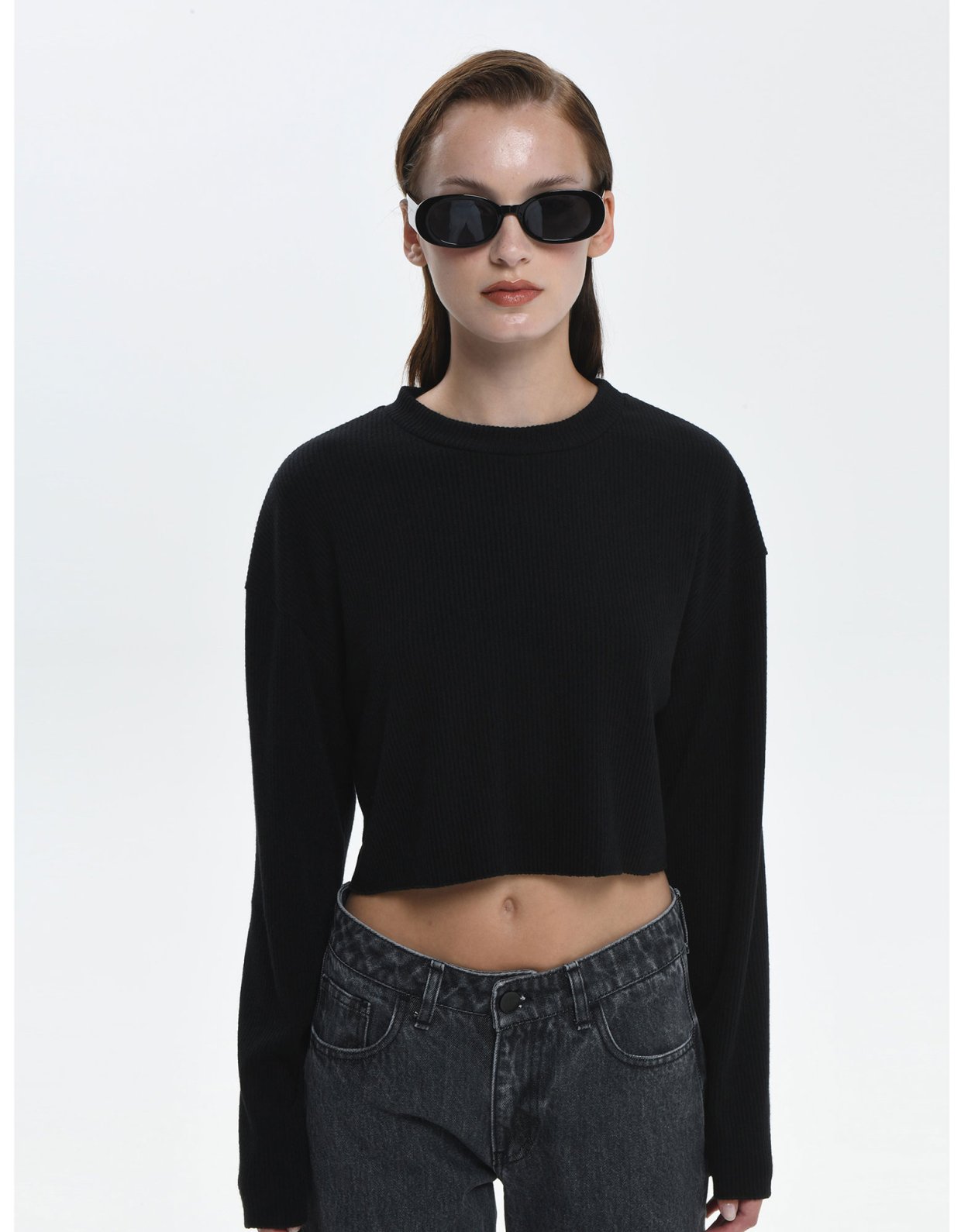 Sac & CO Jeans Gio rip top black