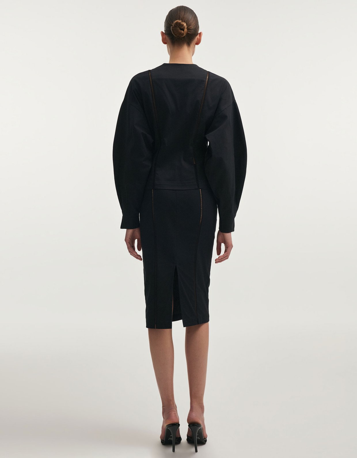 Nadia Rapti Dama shirt black