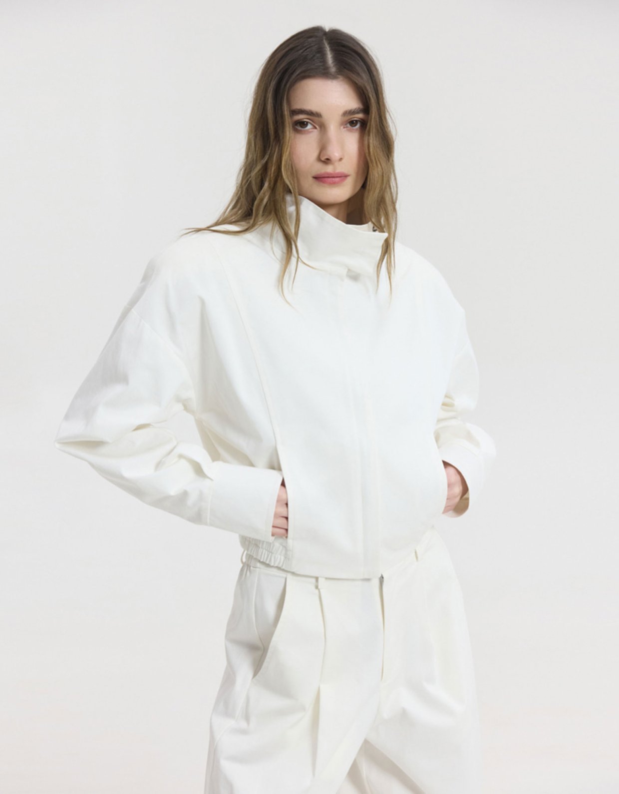 Sunset go Devon jacket white