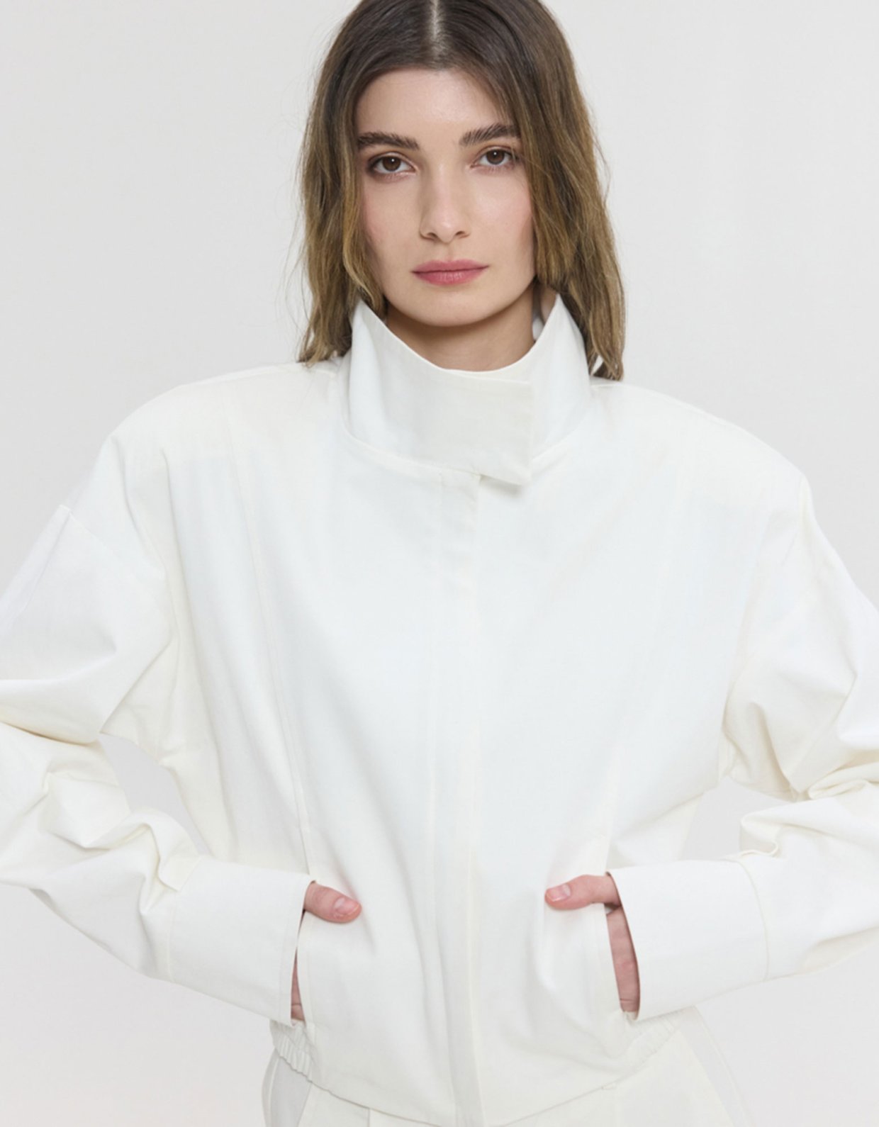 Sunset go Devon jacket white