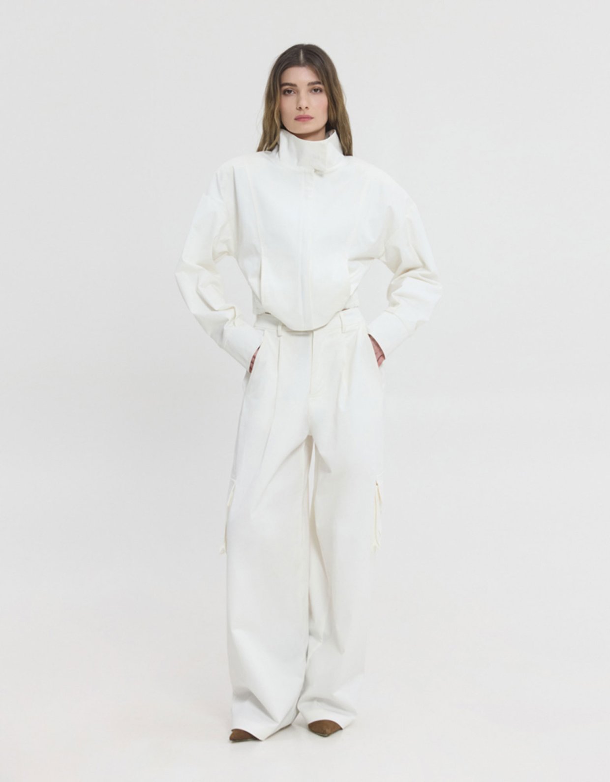 Sunset go Devon jacket white