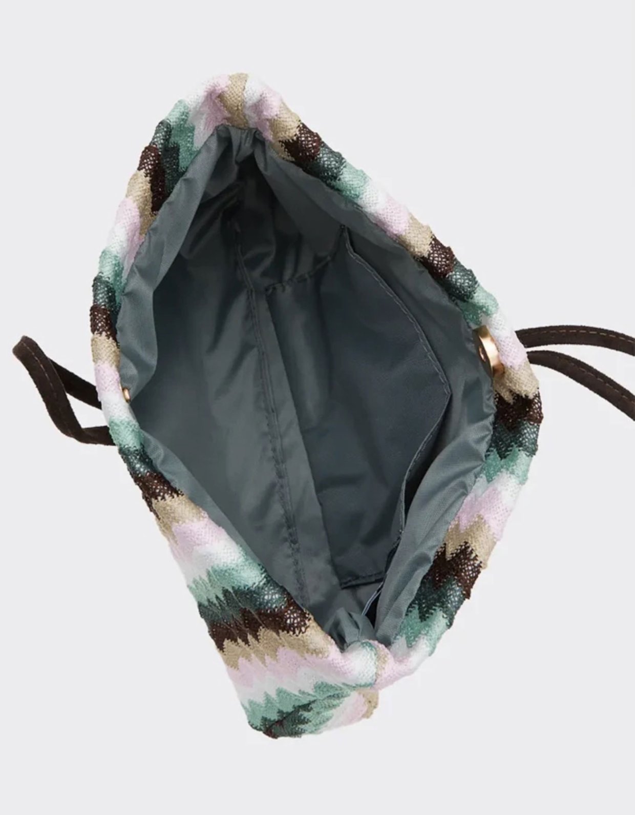 Elena Athanasiou Downtown missoni lunch bag aqua