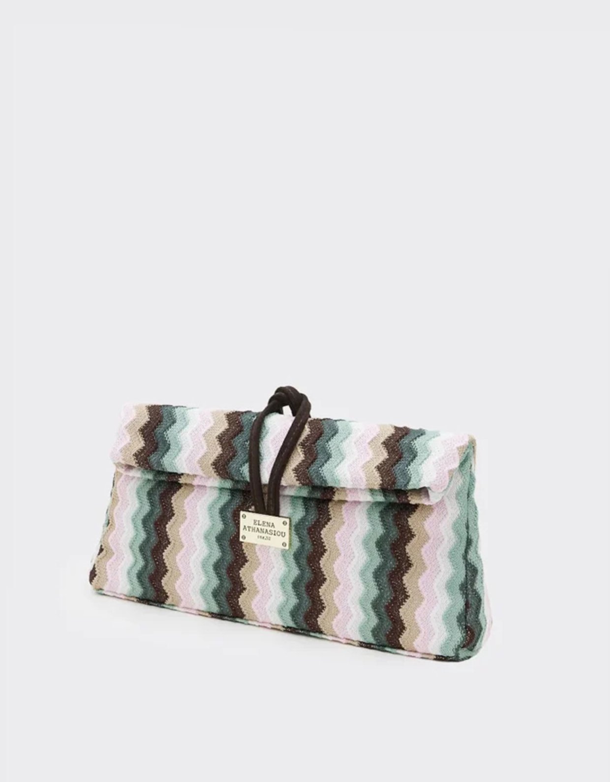 Elena Athanasiou Downtown missoni lunch bag aqua