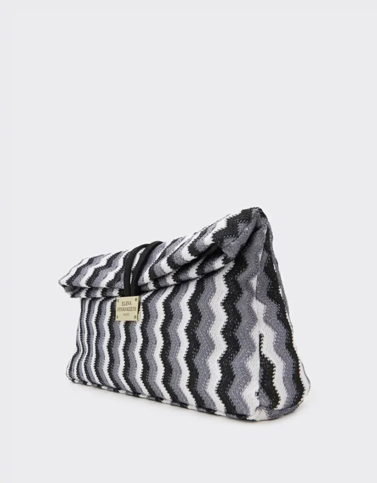 Elena Athanasiou Downtown missoni lunch bag B&W
