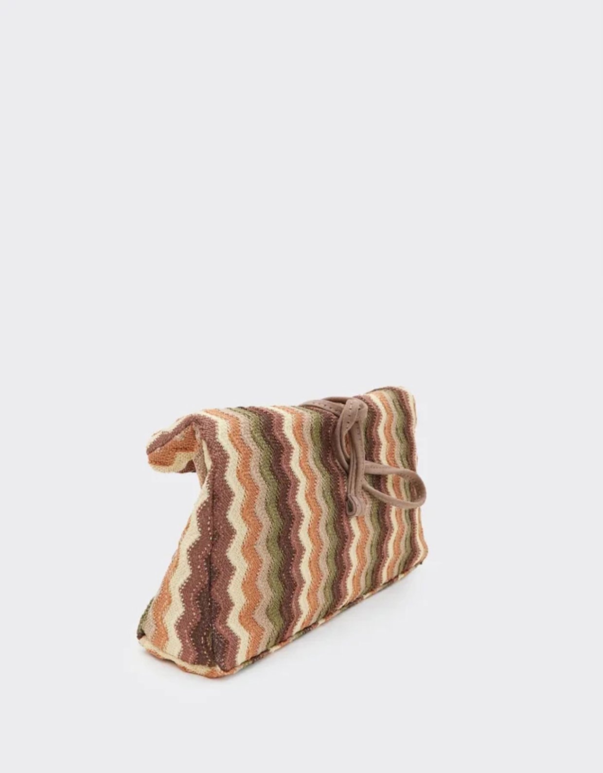 Elena Athanasiou Downtown missoni lunch bag beige