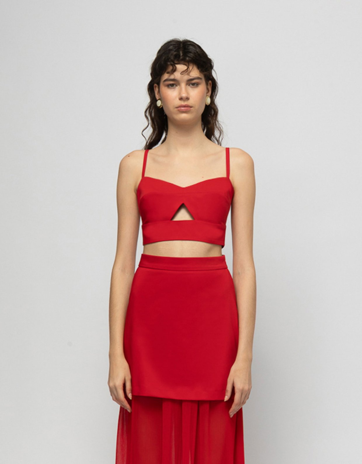 Mallory the label Savara skirt red