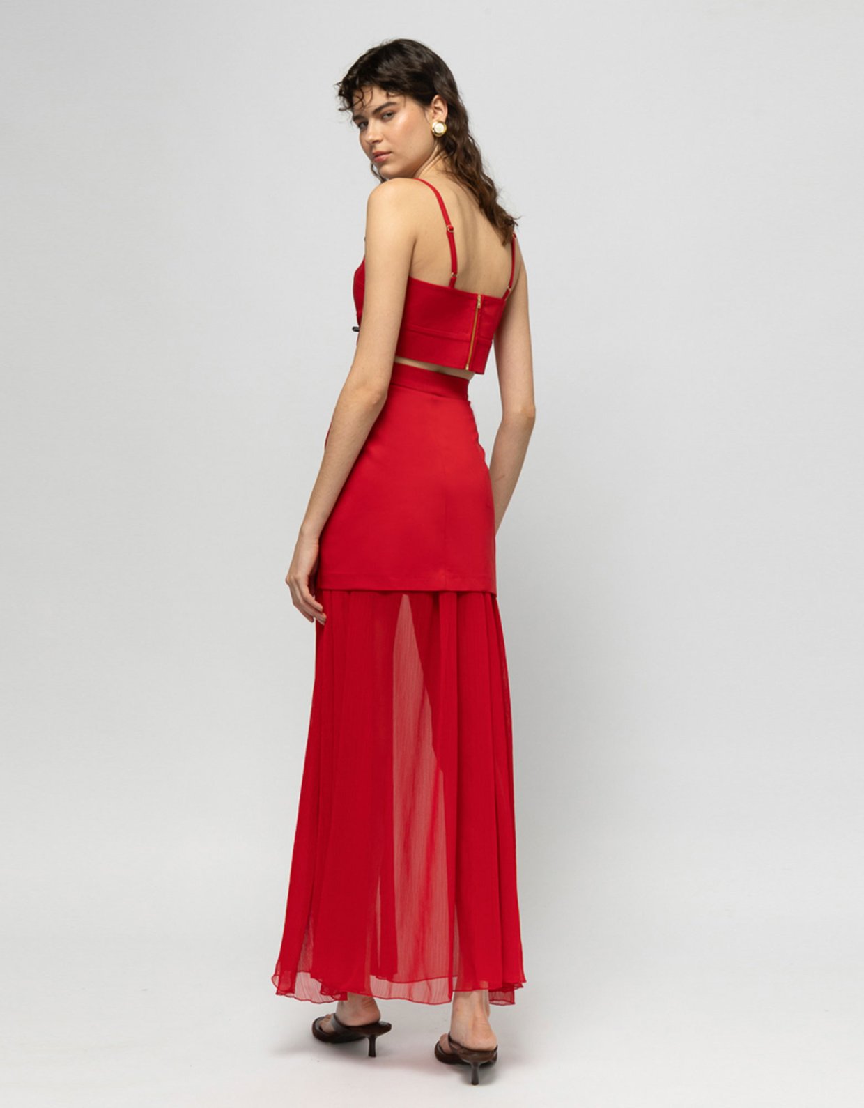 Mallory the label Savara skirt red