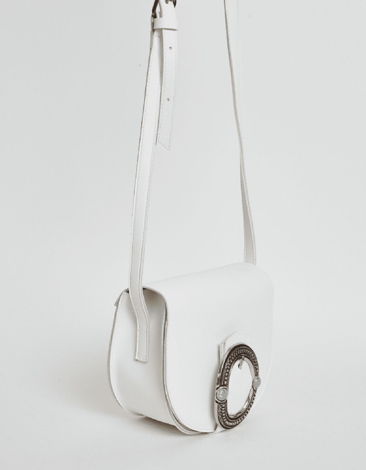 Elena Athanasiou Island crossbody bag white