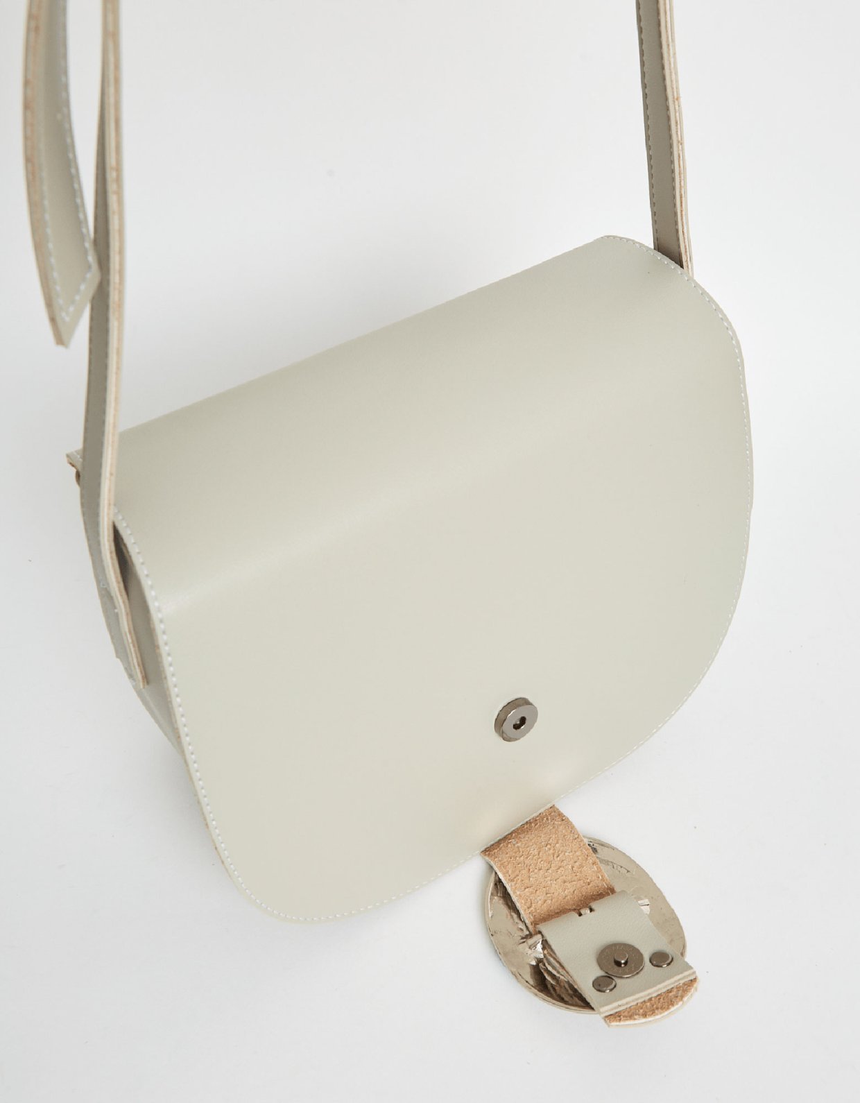 Elena Athanasiou Island crossbody XL bag grey