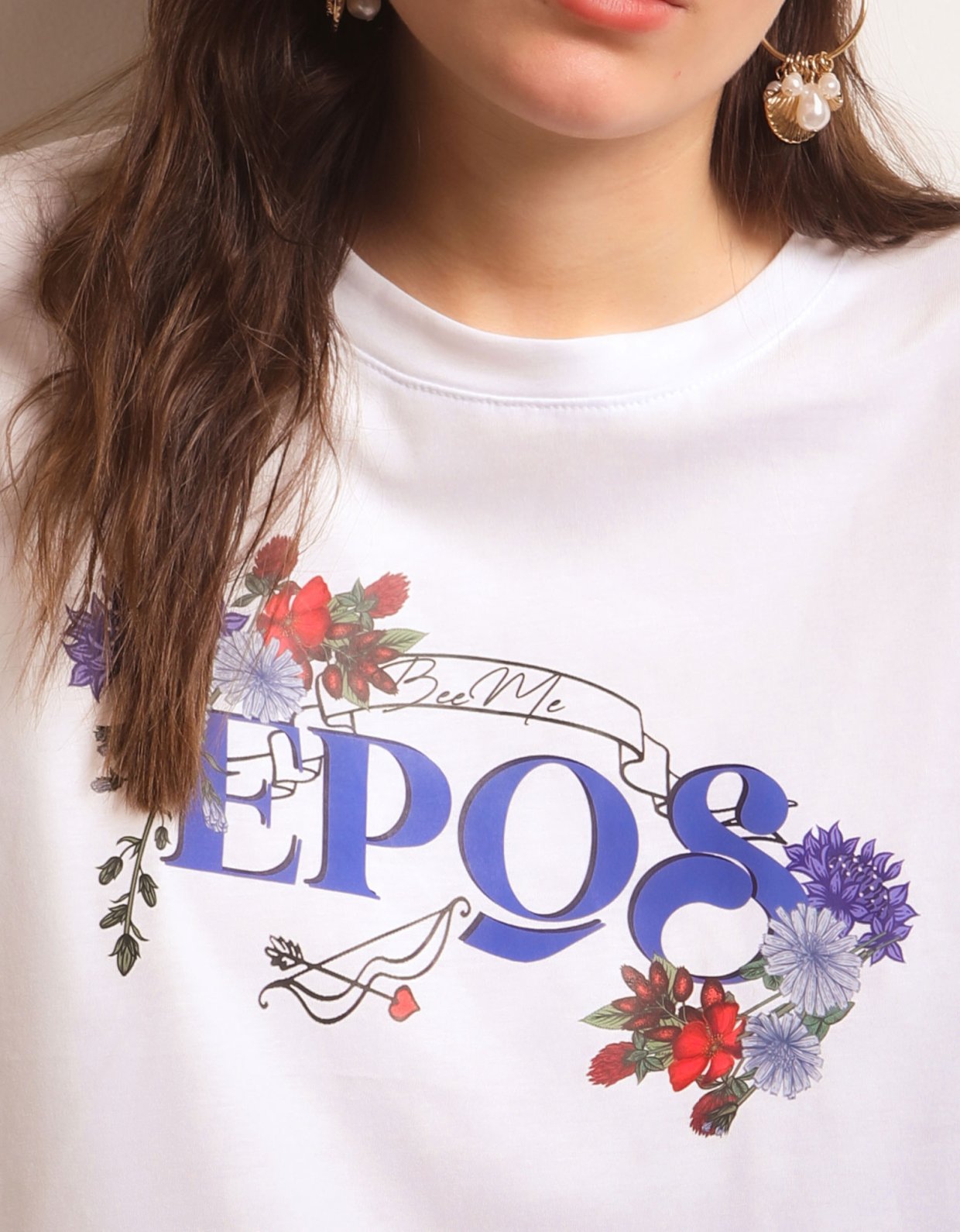 Bee Me Eros white t-shirt