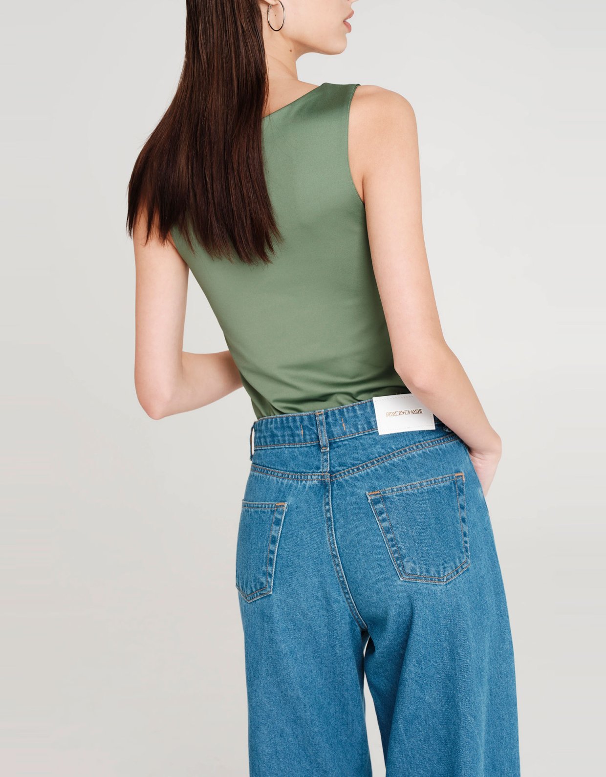 Peace and Chaos Eucalyptus top olive