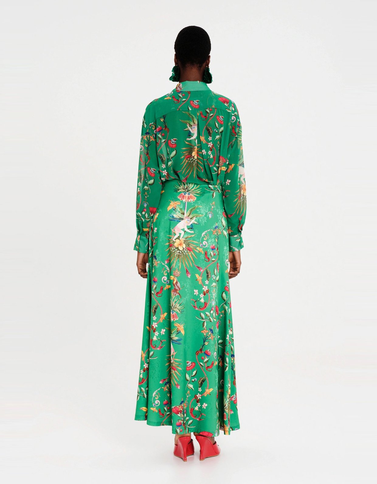 Peace and Chaos Exotic long skirt jacquard