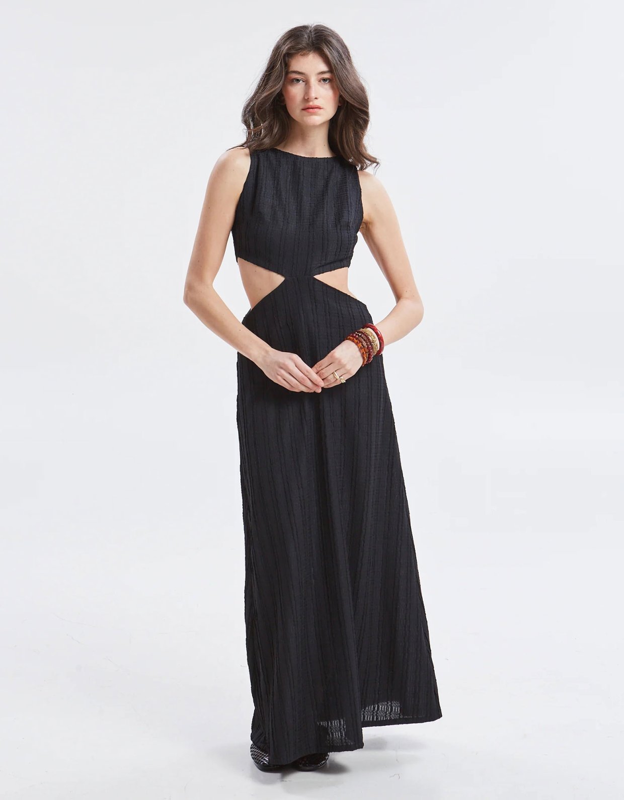 Ananke Clothing Lucina lace cut out dress black