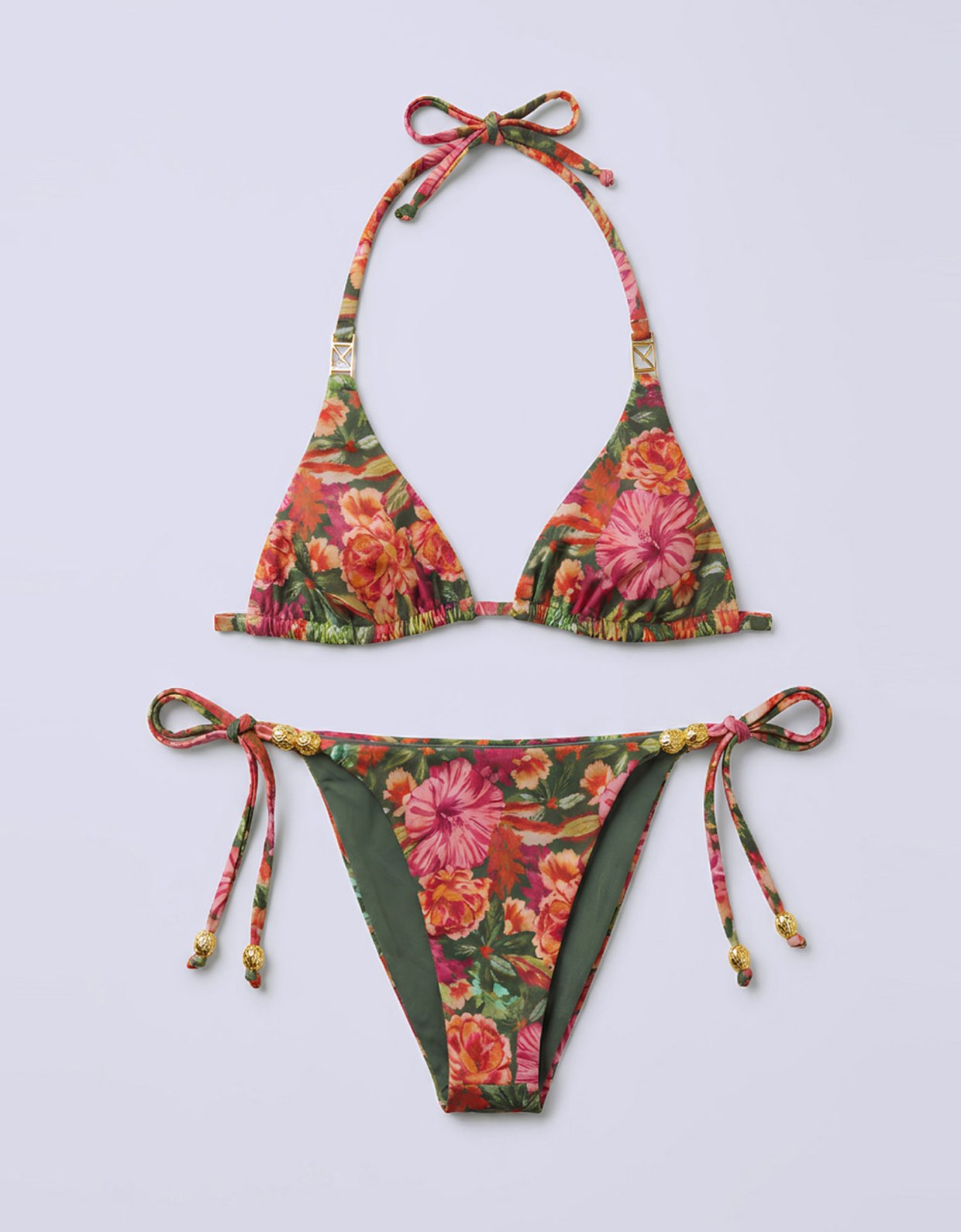 Mallory the label Costa bella floral bikini