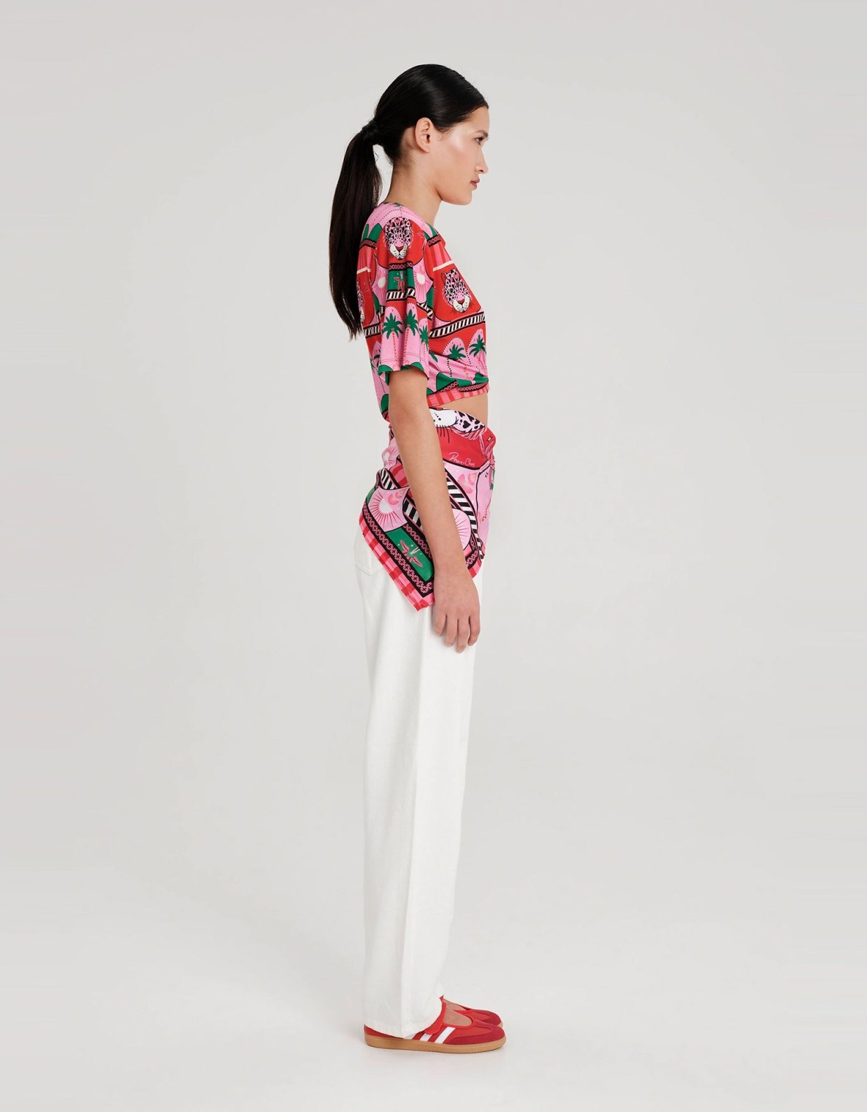 Peace and Chaos Fantasia crop top