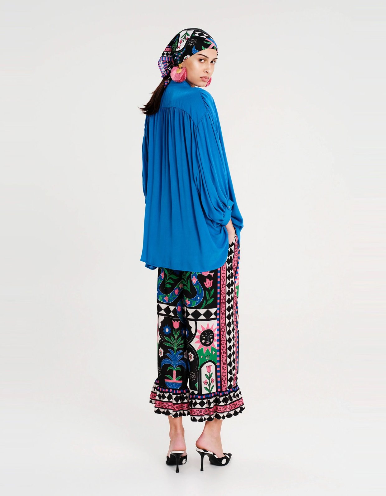 Peace and Chaos Fragility shirt blue