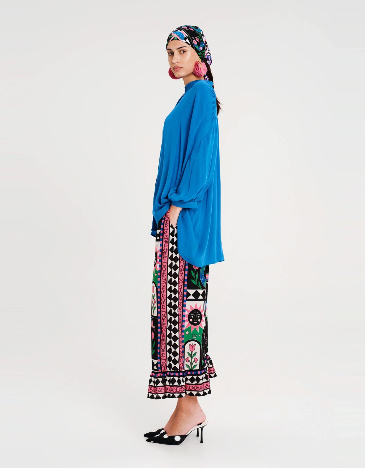 Peace and Chaos Fragility shirt blue