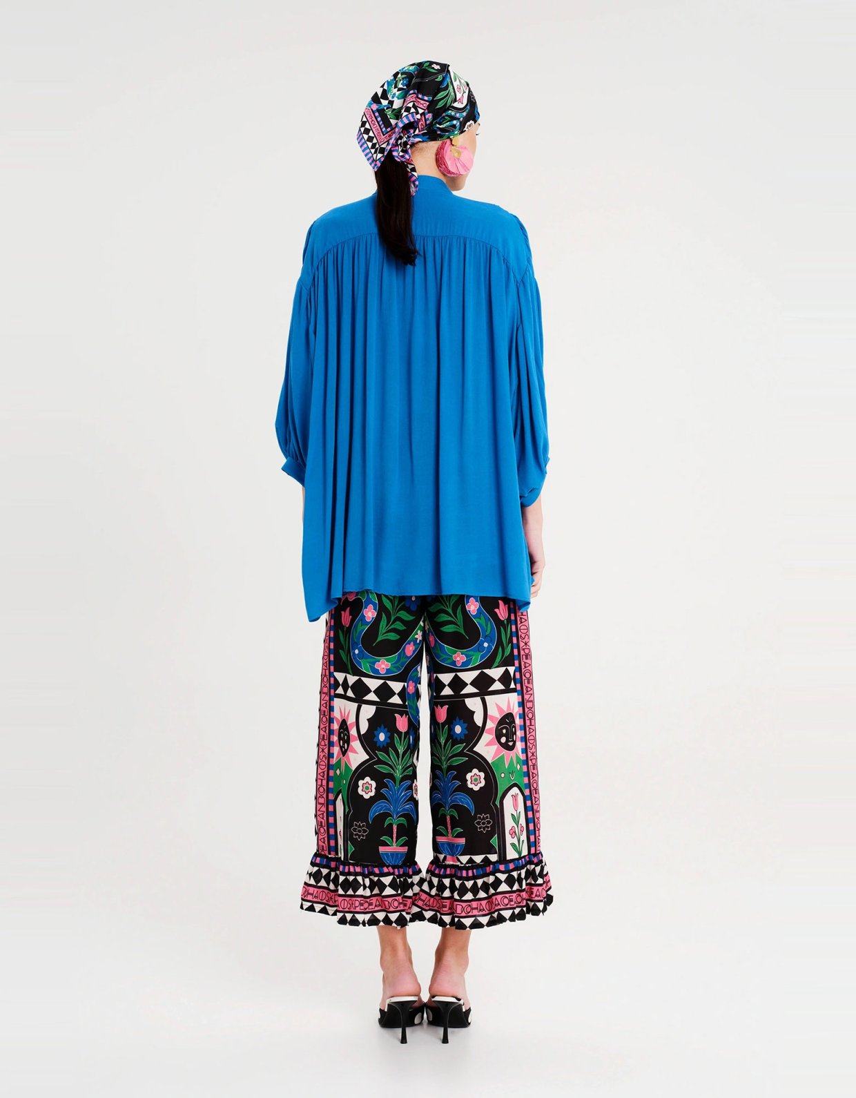 Peace and Chaos Fragility shirt blue