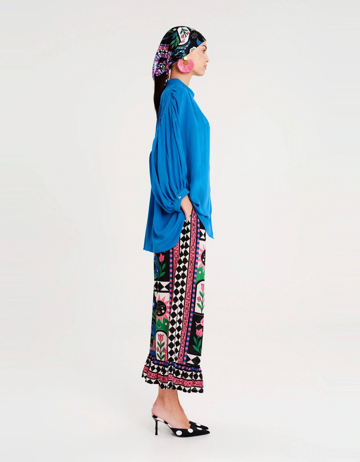 Peace and Chaos Fragility shirt blue