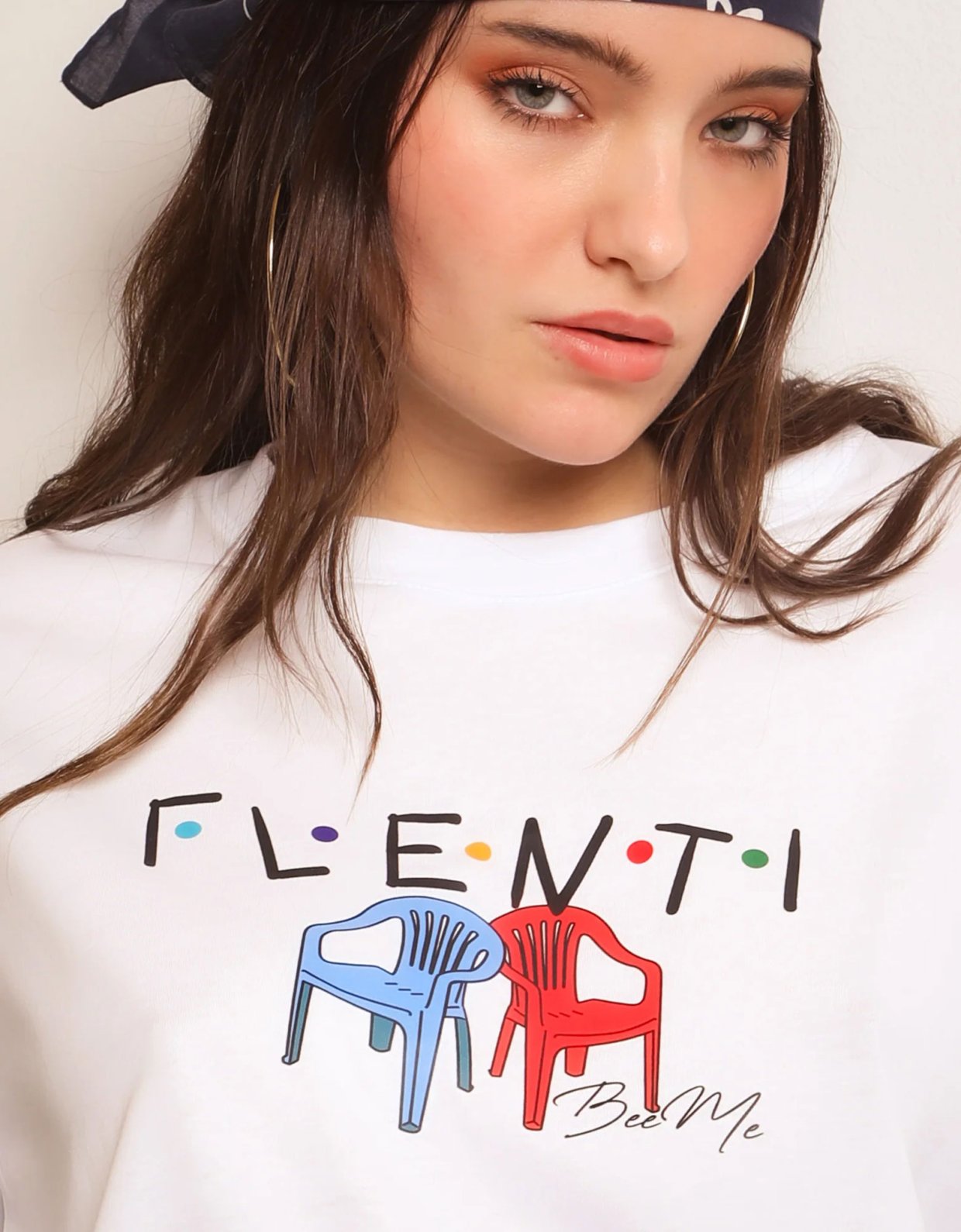 Bee Me Glenti white t-shirt