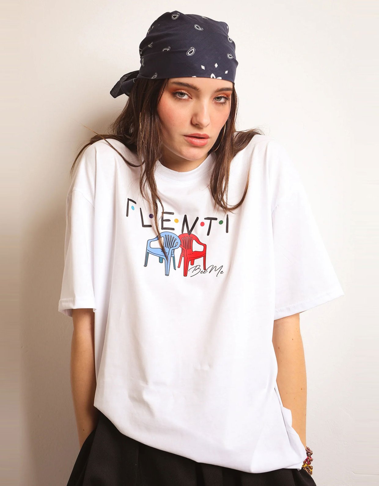 Bee Me Glenti white t-shirt