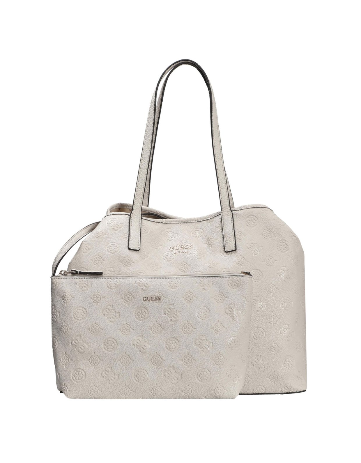 Guess Vikky II large 2 in1 shopper bag stone logo